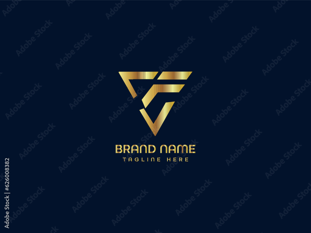 F Modern letter logo