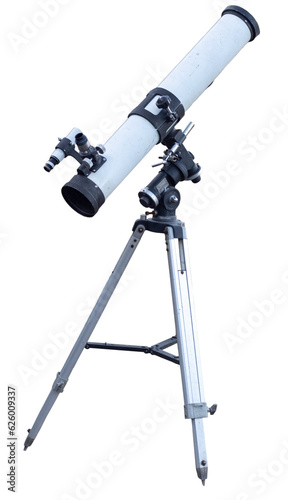 telescope isolated background photo