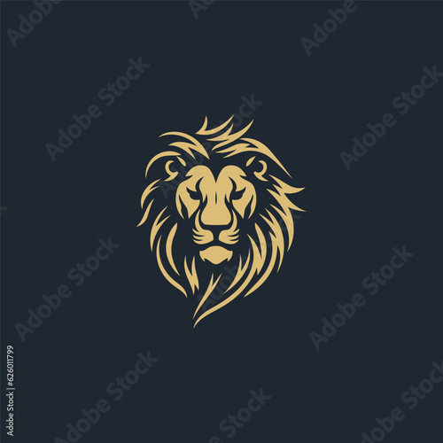 Lion logo design vector illustration