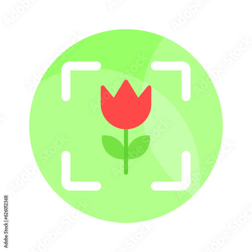 Grab this beautifully designed icon of macro mode in trendy style