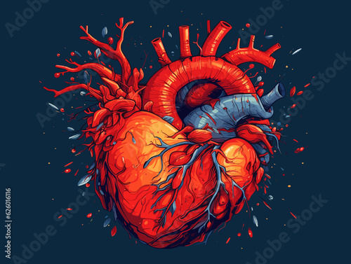 heart abstract vector