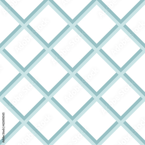 Geometric abstract pattern. Geometric modern diagonal light blue and white ornament. Seamless modern background
