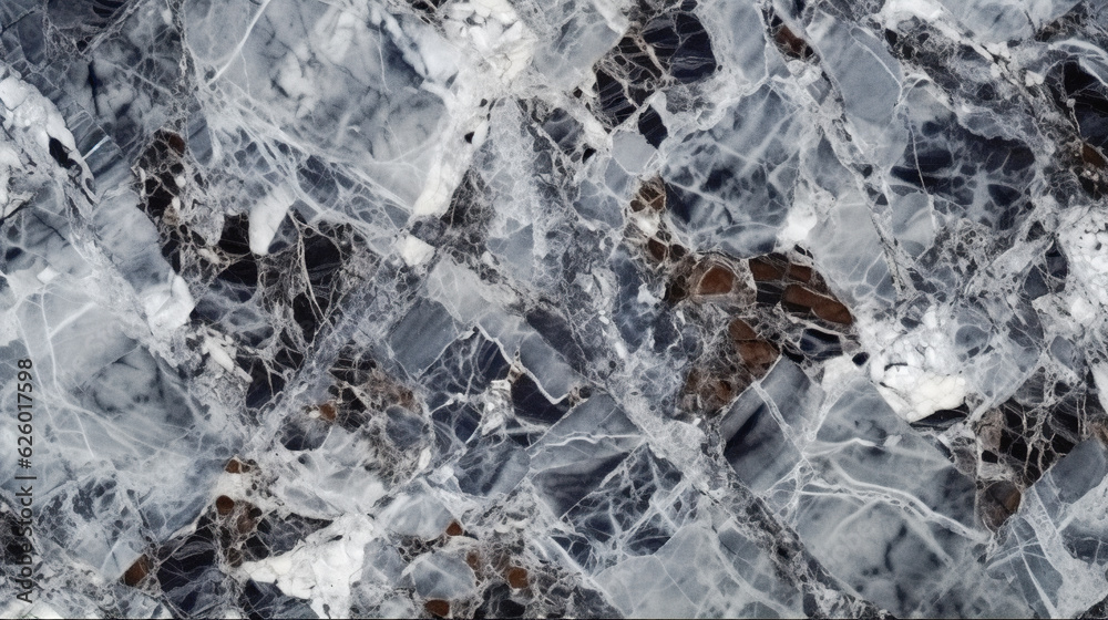 Obraz premium Styled gray marble background loft design, empty pure wallpaper. Generated AI.