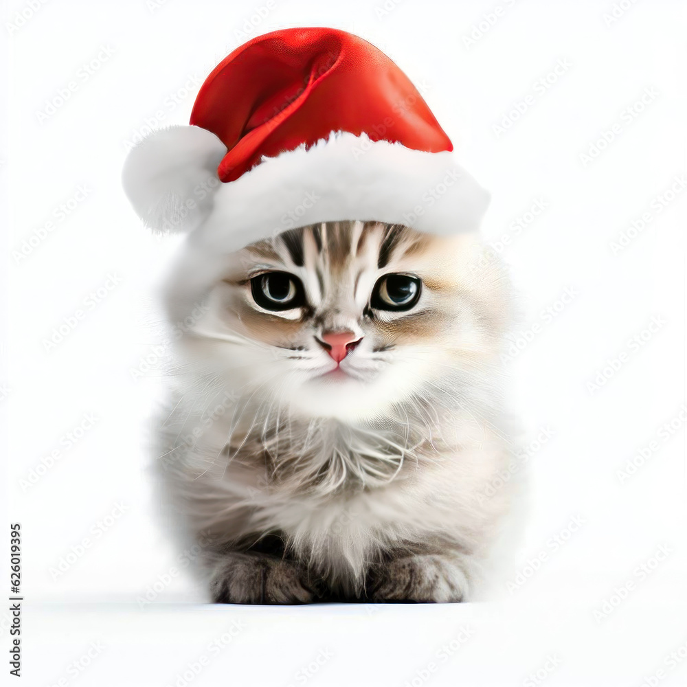 Santa Hat Purr-fection: Generative AI Christmas Edition