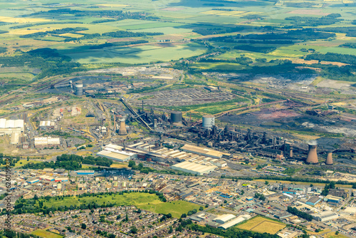Scunthorpe Steelworks From Above photo