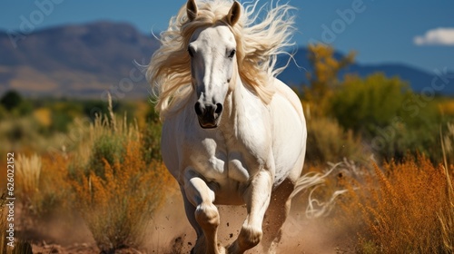 Wild and Free  The Spirit of the White Horse  generative ai