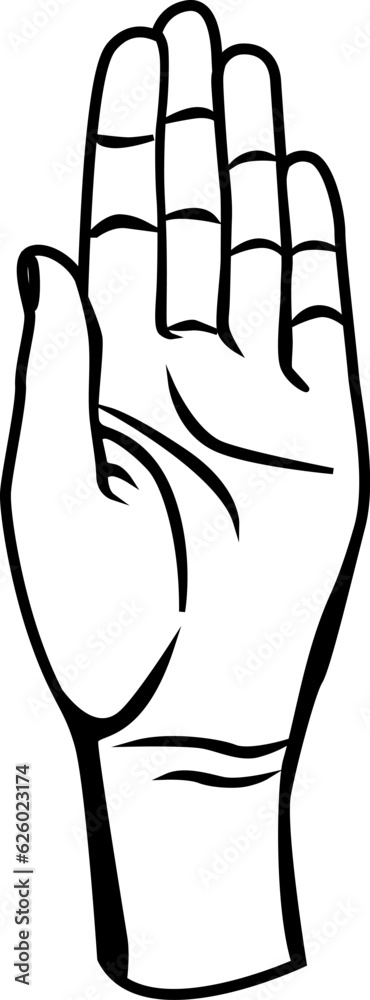 hand drawn vector illustration of a person Symbol Hand Gesture hand drawn vector illustration of a person Symbol Hand Gesture