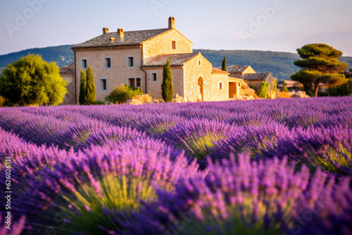 Lavender fields of Provence in South France