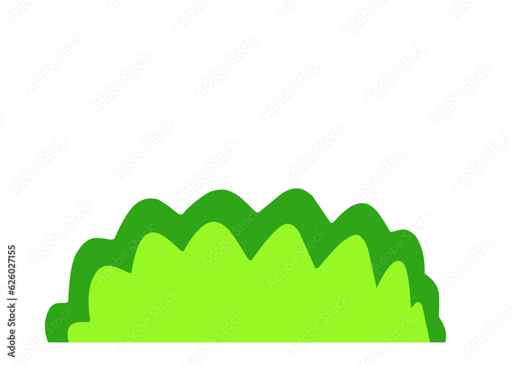 Obraz premium Abstrack Cartoon Bush 