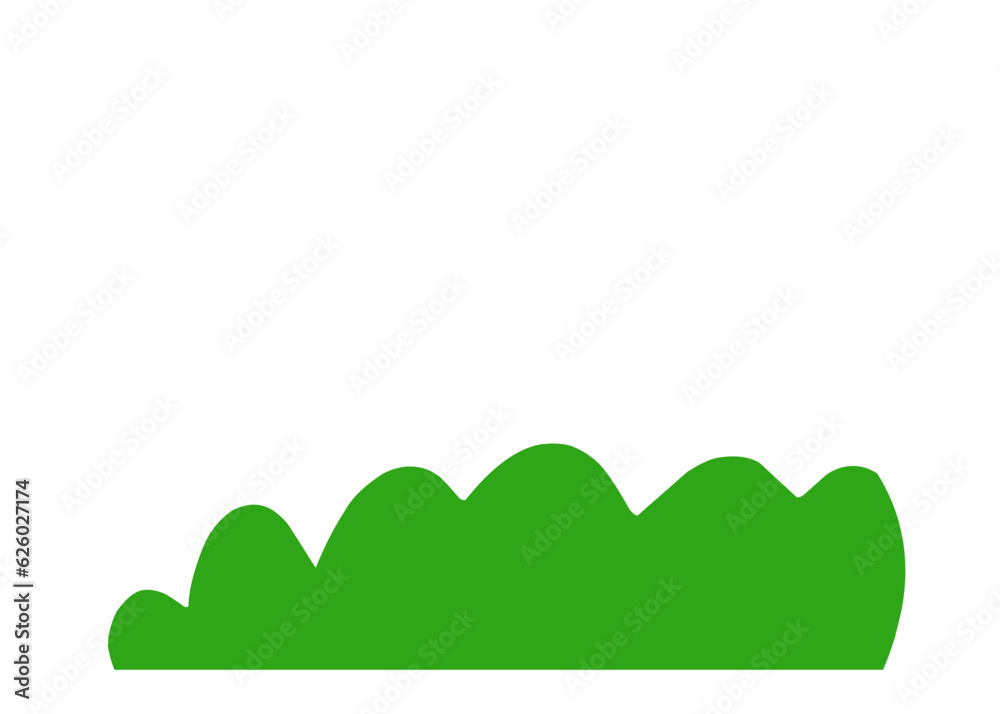 Abstrack Cartoon Bush Abstrack Cartoon Bush