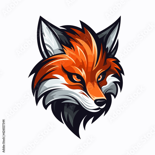 Esport vector logo fox, fox icon, fox head, vector