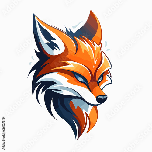 Esport vector logo fox, fox icon, fox head, vector