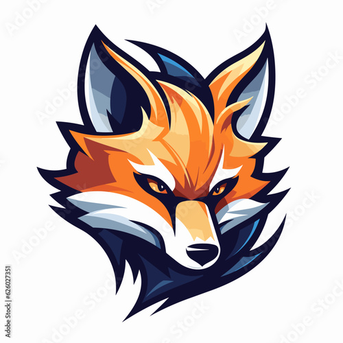 Esport vector logo fox, fox icon, fox head, vector