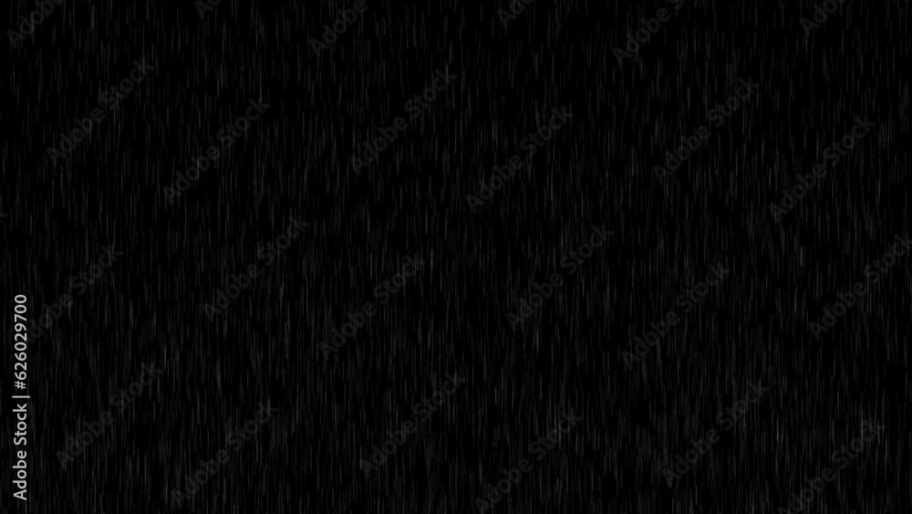 Heavy Rain. Shower. Rainfall. Realistic Rain Overlay. Heavy rainstorm. Rain with Gentle Wind Overlay. rainy season background. Heavy rain in the night. Falling raindrops with fog,