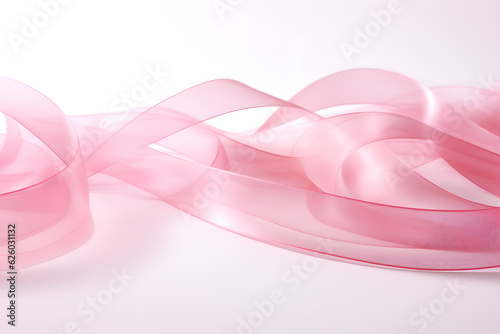 breast cancer survivor woman holding a pink ribbon
