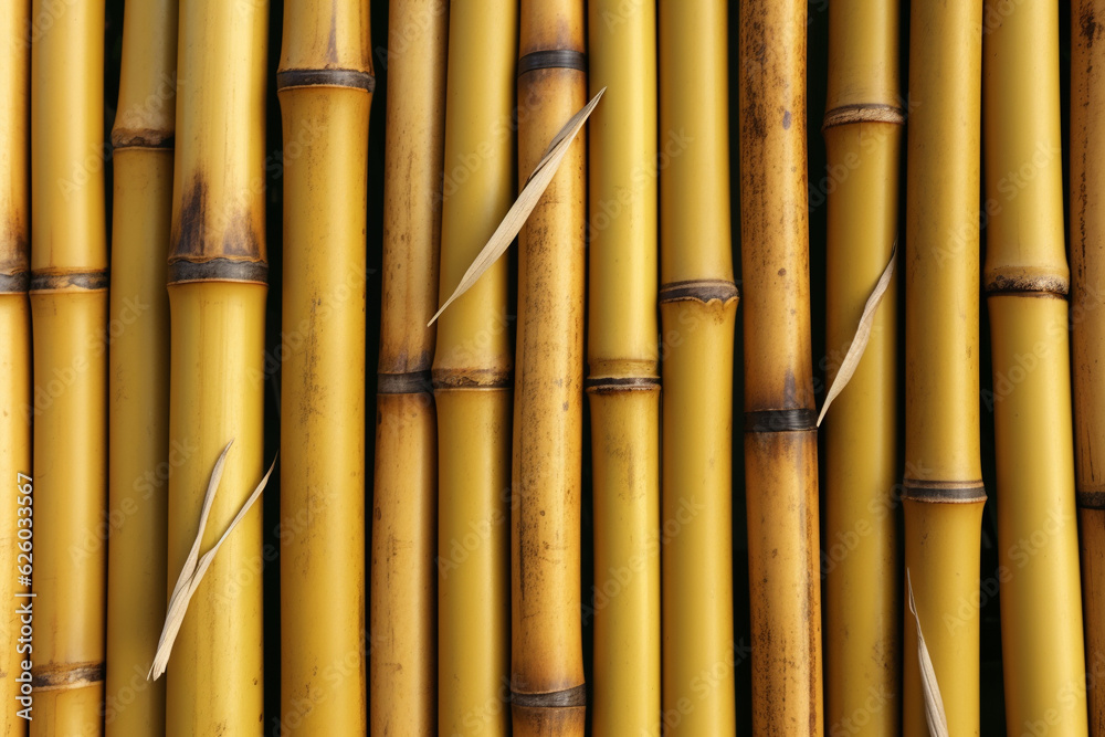 Many bamboo stalks on background. generative ai Many bamboo stalks on background. generative ai
