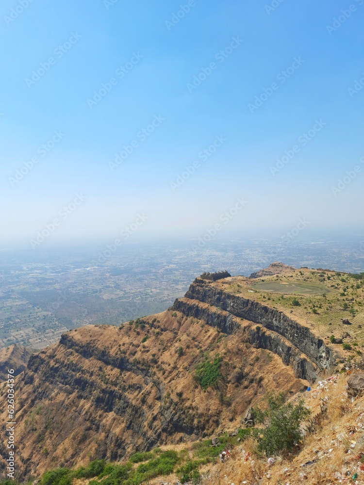 Naklejka premium view from the top of the mountain