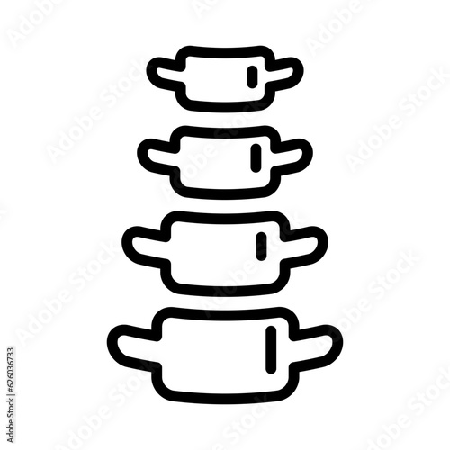 Spine bones and structure outline vector icon. Medicine and anatomy. Anatomical structure of man. Symbol, element, sign, logo, emblem. Line design.