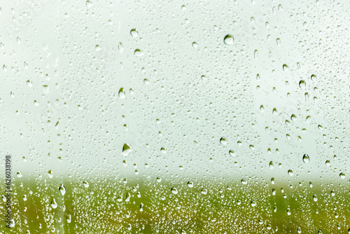 Rain Drops On Window photo