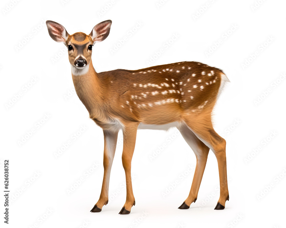 Fototapeta premium deer isolated on white