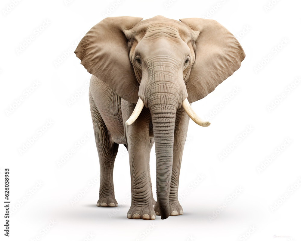 Obraz premium elephant isolated on white