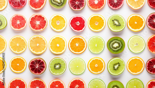 Collection of fruit slices
