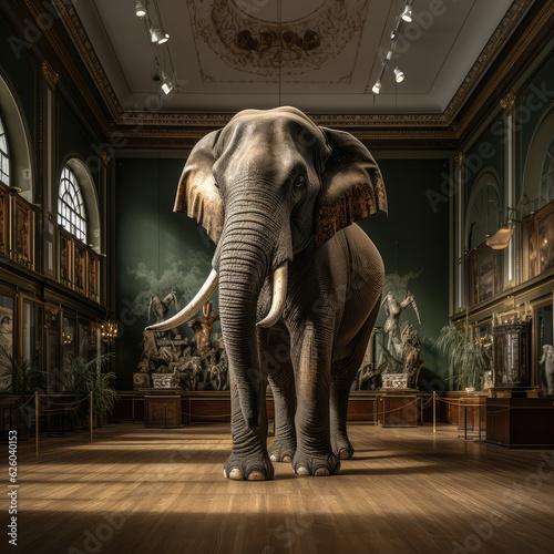 Elephant in the museum