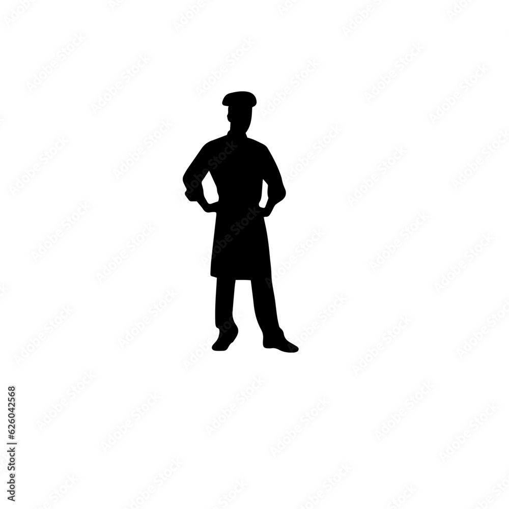 chef silhouette illustration chef silhouette illustration