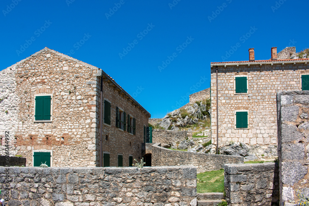 Fototapeta premium Knin Fortress (Kninska tvrđava) in the state of Šibenik-Knin Croatia