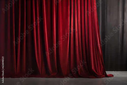 Red Velvet Cinema Theatre Curtains Photography Backdrop Background