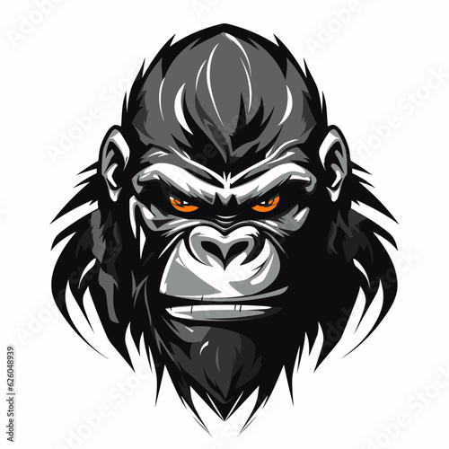 Esport vector logo gorilla, gorilla icon, gorilla head, vector