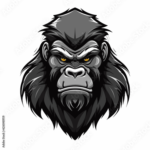 Esport vector logo gorilla, gorilla icon, gorilla head, vector