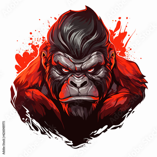 Esport vector logo gorilla, gorilla icon, gorilla head, vector