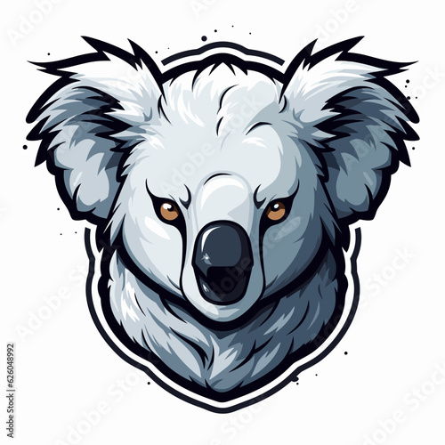 Esport vector logo koala, koala icon, koala head, vector