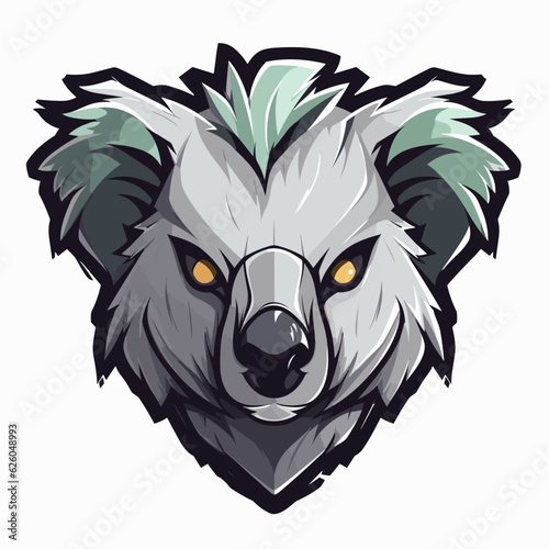 Esport vector logo koala, koala icon, koala head, vector
