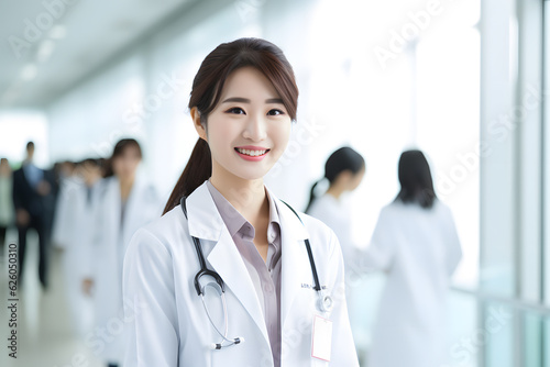 female doctor in hospital