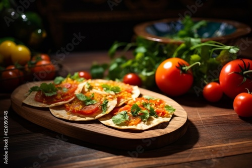 Alambre garnished with zesty limes and accompanied by warm tortillas on a rustic wood table