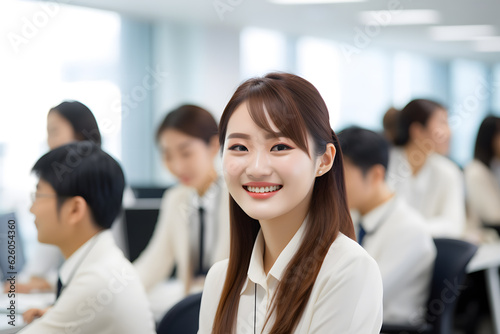 A group of worker in tech industry smile © AGSTRONAUT