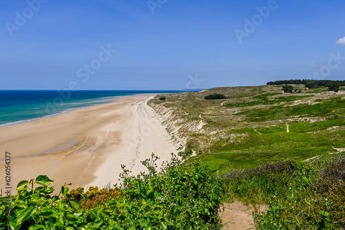 Carteret, Barneville, Küste, Cap de Carteret, Dünen, Wanderweg, Wassersport, Strand, Gezeiten, Normandie, Sommer, Frankreich photo