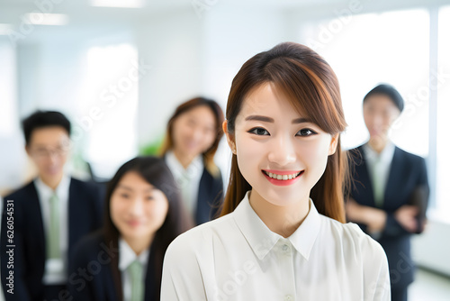 A group of worker in tech industry smile