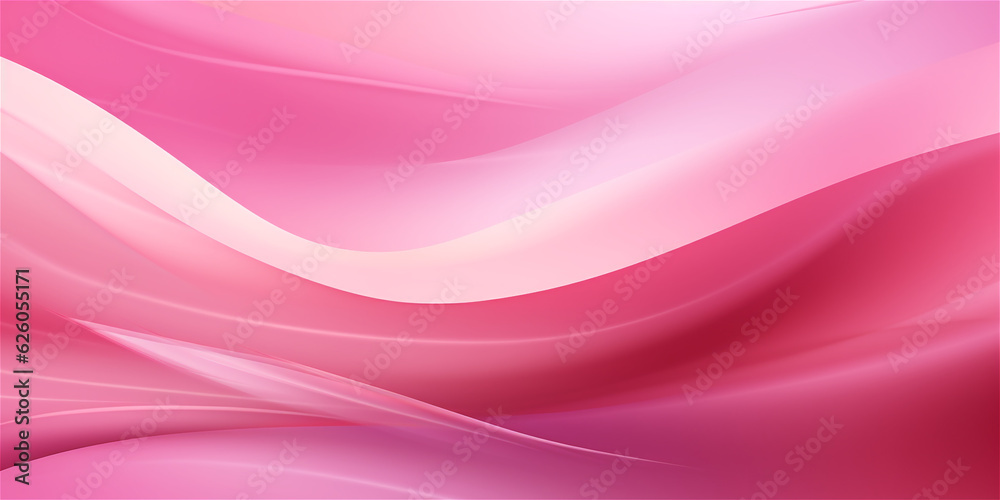 Fototapeta premium smooth 3d abstract barbie pink background, ai generated