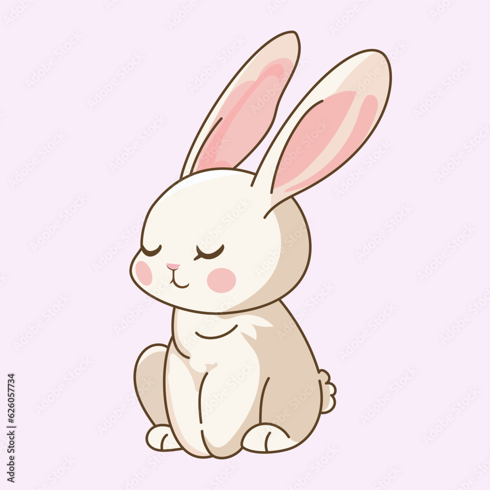 hare rabbit symbol of 2024 vector drawing illustrator hare rabbit symbol of 2024 vector drawing illustrator