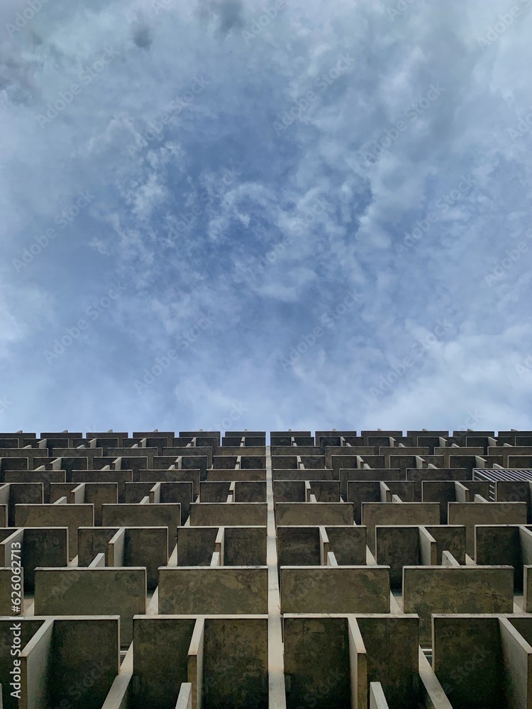 Fototapeta premium Brasília Building Facade and sky