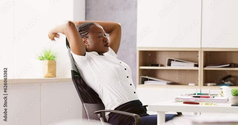 Stretch Exercise At Office Desk Stretch Exercise At Office Desk