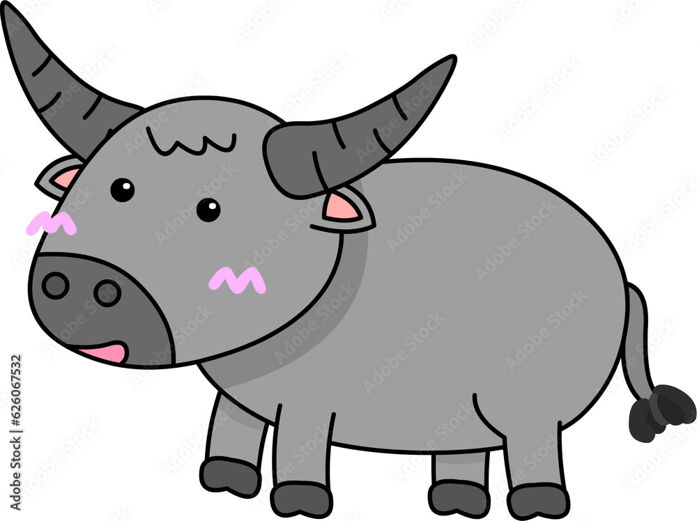buffalo cartoon animation