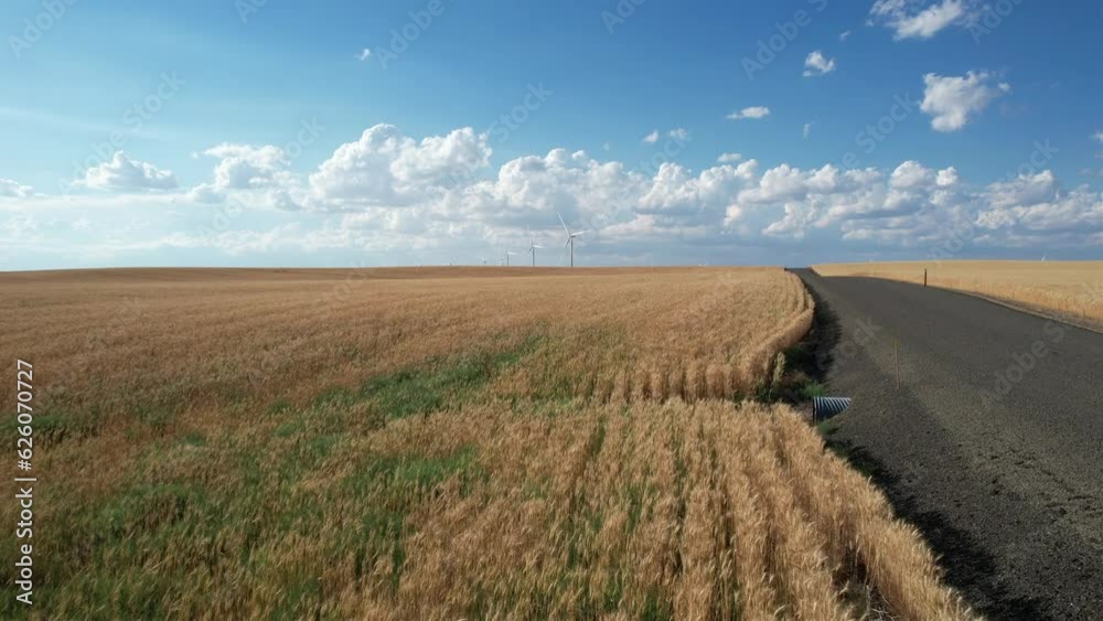 Moscow, ID general area. Wheat fields, farming, wind turbines. Moscow, ID general area. Wheat fields, farming, wind turbines.