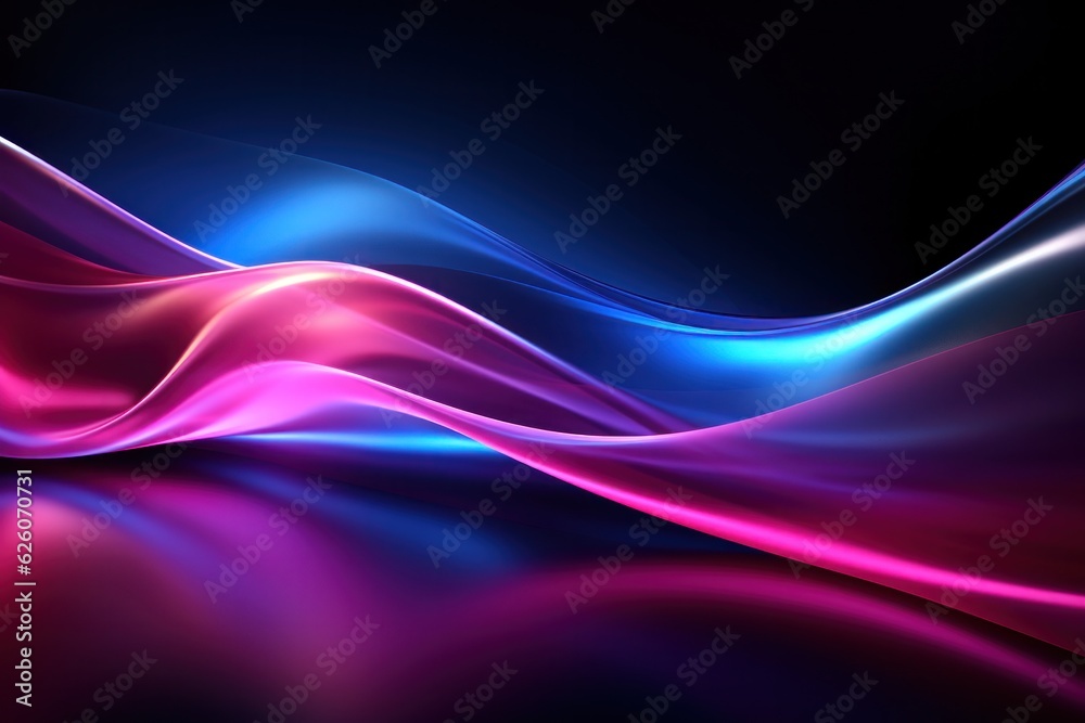 Abstract Neon Wave background. Illustration Abstract Neon Wave background. Illustration