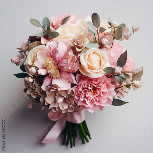 Elegant wedding bouquet.