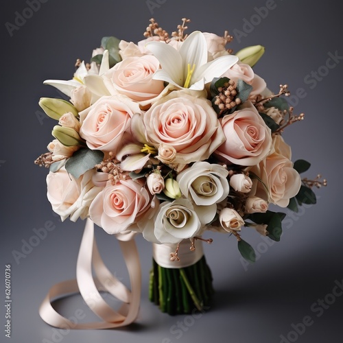 Elegant wedding bouquet.