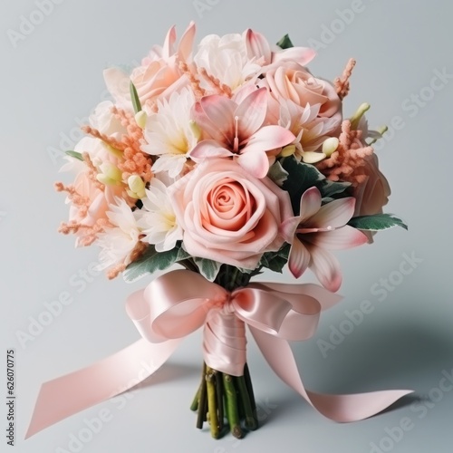 Elegant wedding bouquet.